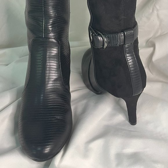 Bandolino Women’s Footware Delfie Buckled Stiletto Boots - Picture 3 of 5